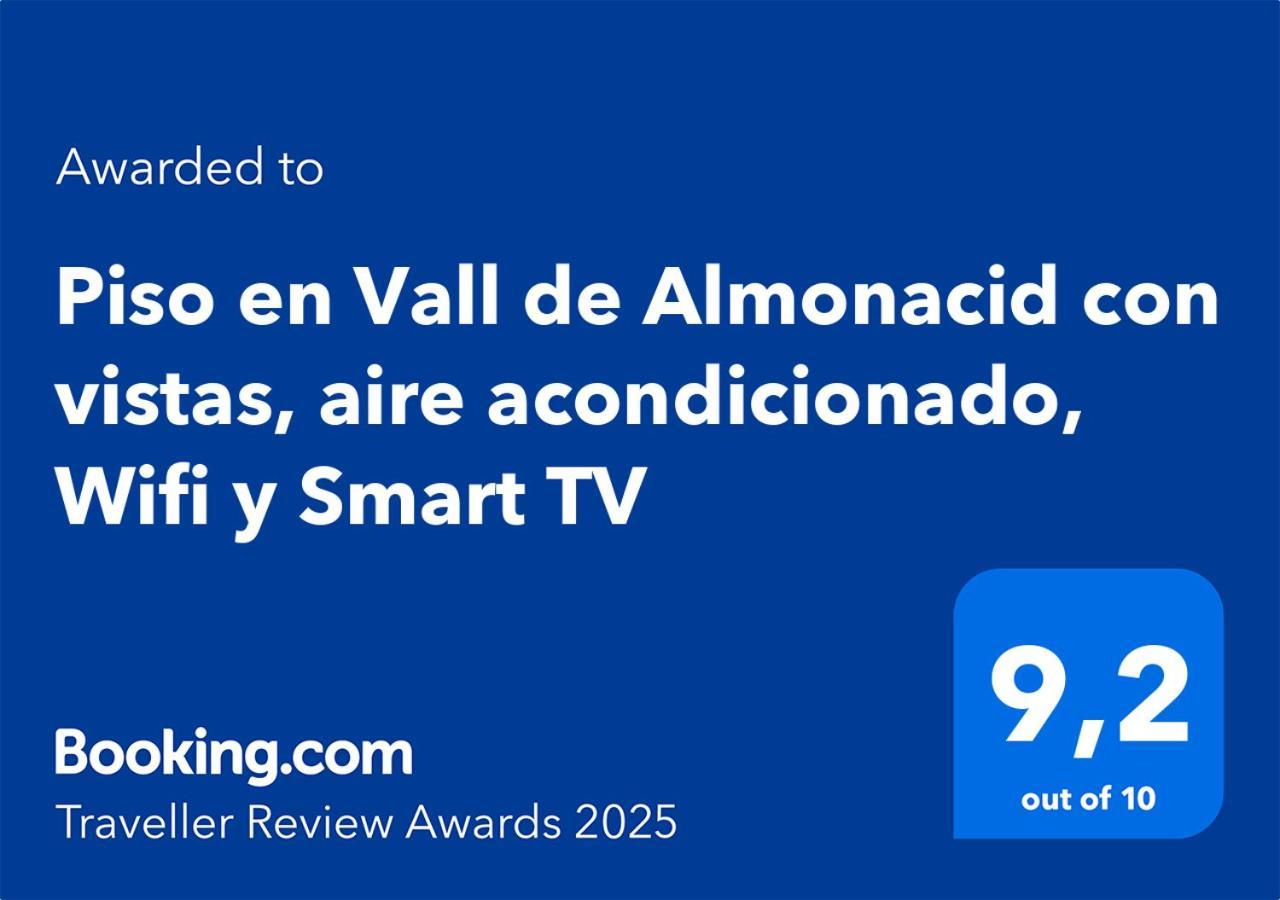 Piso En Vall De Almonacid Con Vistas, Aire Acondicionado, Wifi Y Smart Tv Zewnętrze zdjęcie